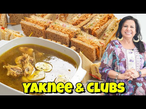 Ane Wale Bathreen Mosam k Liye Zabardast Chicken Yaknee & Club Sandwiches Recipe in Urdu Hindi - RKK