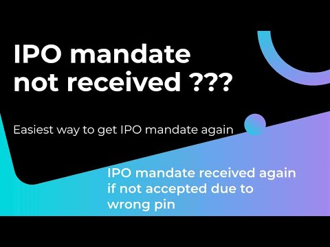 What to do if IPO mandate not received on GPAY