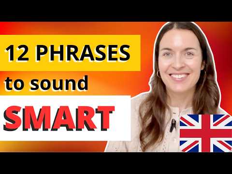 12 English phrases to sound SMART | English speaking