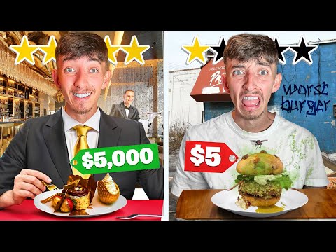 CHEAP vs EXPENSIVE Food Challenge!