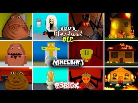 Bou's Revenge DLC : Original VS MINECRAFT VS ROBLOX - EVOLUTION (Showcase)