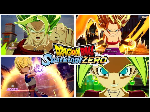 All Universe 6 Saiyans' Transformation, Rush Moves and Ultimate Blast in DRAGON BALL: Sparking! ZERO