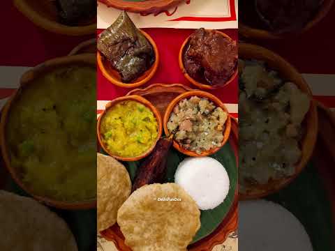 Traditional Bengali Food | Bengali Thali | Kewpies Kolkata #bengalifood #bengalifoodshorts #thali