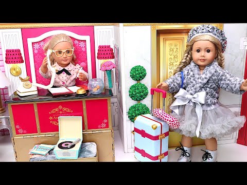 Doll travel routine for vacation! Play Dolls