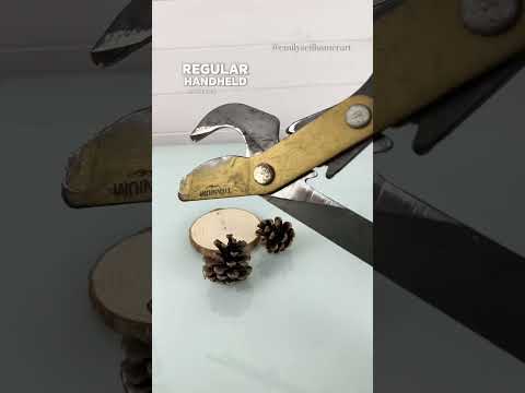 [clip] How to cut pinecones for pinecone flowers! 🎨✂️ #christmascrafts  #easycrafts #diyideas