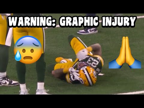 Jaire Alexander INJURY Vs Cowboys 😰🙏 Cowboys Vs Packers Wild Card 2024 highlights