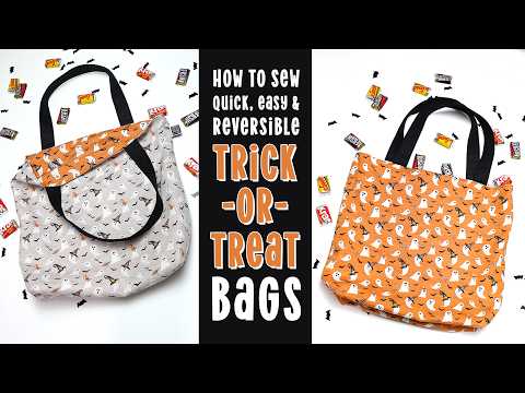 How to Sew a Trick-or-Treat Bag - Halloween Sewing Project