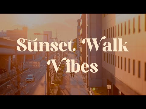 Sunset Walk Vibes 🌅 Japanese Lofi Mix for Relaxation and Focus