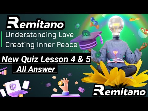 Remitano Learn and Earn New Quiz Answers Today || Understanding Health Creating inner lesson 4 & 5