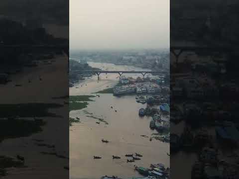 Beautiful Buriganga River #shorts #dji #mini2 #bangla #bangladeshi #cinematicvideo