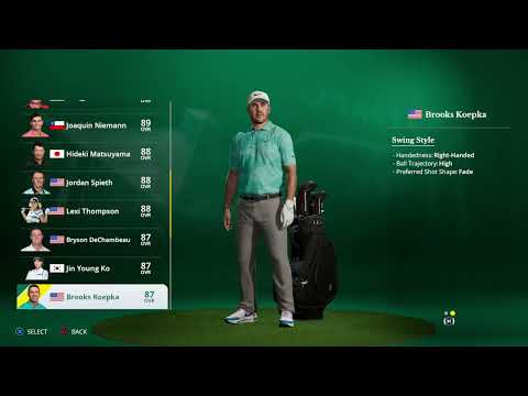 EA SPORTS PGA TOUR - Every Golfer Player