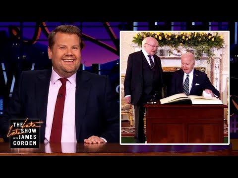 President Biden's & His Tiny Irish Desk