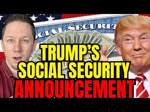 Trump's BIG Announcement on Social Security Boost SSA SSDI SSI Payments Social Security Update