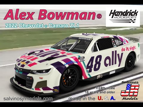 Whats In The Box | Salvino's JR Models Alex Bowman Ally 2022 Nextgen Camaro