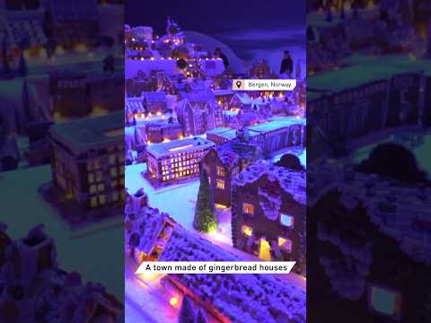 A town built entirely out of gingerbread