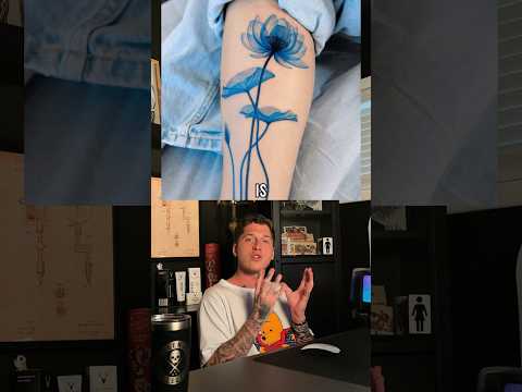 Blue Tattoos🦋 Artist: Pokhy #shortvideo Instagram: pokhy_tattoos