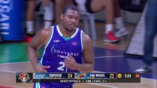 Jalen Jones FEARLESS DRIVE for Converge vs San Miguel 🤩 | PBA Season 49 Governors' Cup