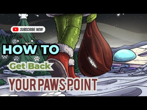 How To Get Back Your Paws Point