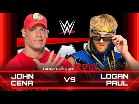 WWE 2K24 | John Cena VS Logan Paul | Raw