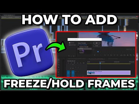 How To Add Freeze Or Hold Frames On Your Video On Premiere Pro