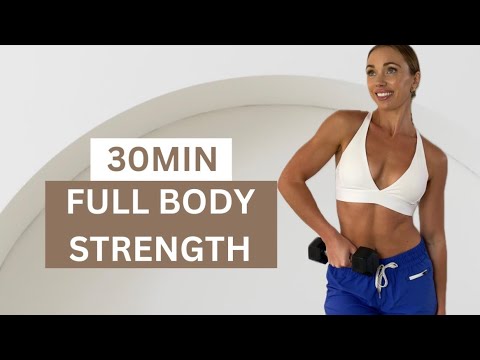 30 MIN FULL BODY STRENGTH WORKOUT || With Weights