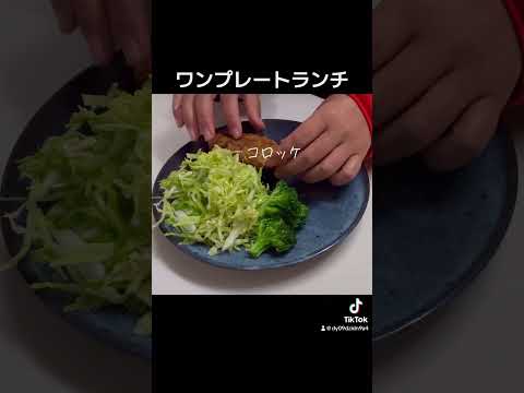 #ワンプレートランチ #手作りコロッケ