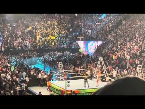 LA Knight MITB 2023 entrance  HUGE POP | WWE MITB 2023