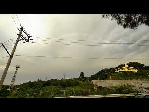 北中城村安谷屋から見えた虹(2023/06/12)Rainbow seen from Adaniya, Kitanakagusuku Village