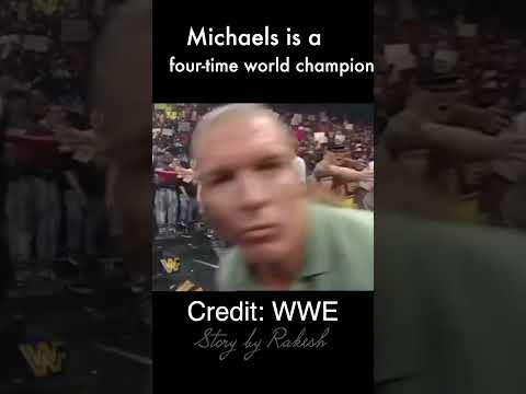 Shawn Michaels Sweet Chin Music #wwe #storybyrakesh