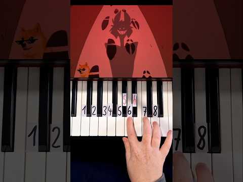 Daisies (A Hazbin Hotel Song) Piano Tutorial #shorts