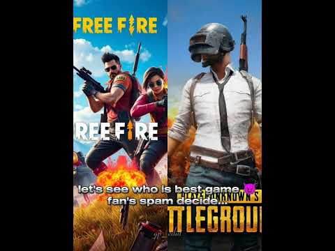 Who is best game 😎🥶 #pubgmobile #freefire