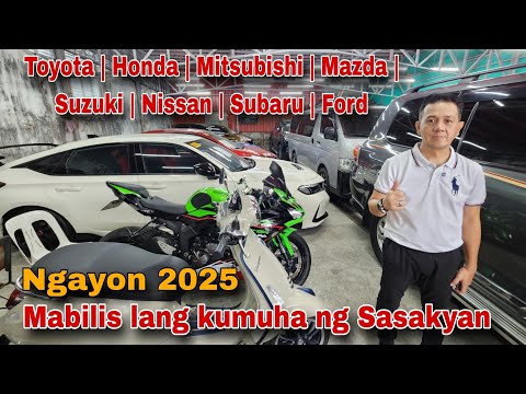 Ngayon 2025 Mabilis lang Kumuha ng Sasakyan, Toyota, Honda, Mitsubishi, Mazda, Suzuki, Subaru, Ford