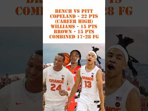 @SyracuseOrange Bench on 🔥 the Last 3 Games