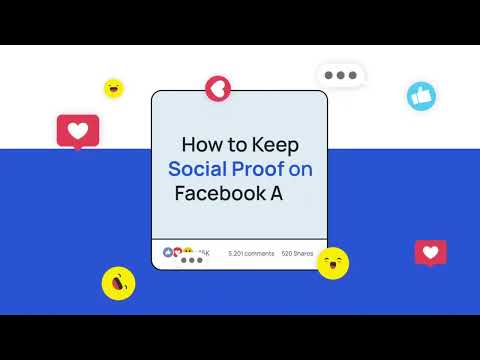 How to Keep Social Proof on Facebook Ads