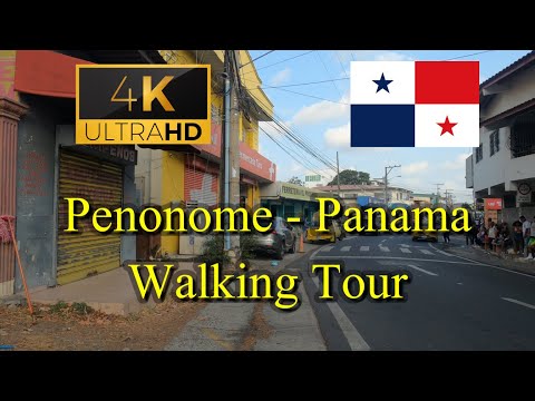 🇵🇦【4K 60fps】WALK - Penonome  ~ Walking Tour - Panama