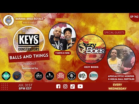 Balls and Things - Ep 142 - Ozzy Boids, Apocalyptic Morphs & Ninja Ball Reptiles #BallPythons #snake