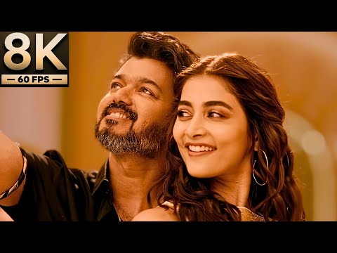 8K Remastered - Arabic Kuthu | Thalapathy Vijay, Pooja Hegde | Beast