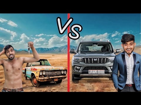 Living 24 hours in cheap vs expensive car challenge