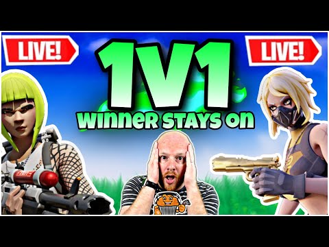 🔴LIVE FORTNITE 1V1 MATCHES - WINNER STAYS ON! COME JOIN!! #fortnite