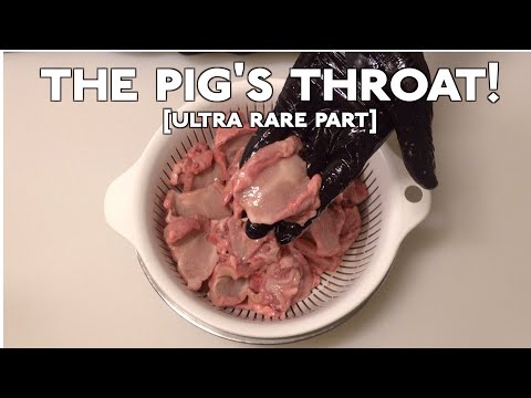 [Ultra rare part] Nodogashira, the pig's throat! The meat professional teaches you how to eat it!