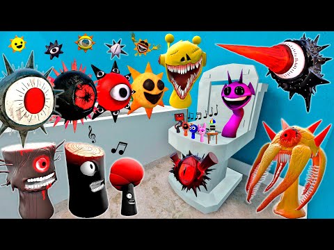 🚽 TOILET EVOLUTION OF MR SUN & MR TREE SPRUNKI INCREDIBOX SECRET PHASES SPARTAN KICKING in Gmod !