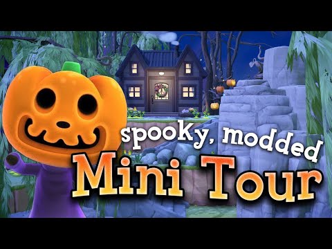 Spooky, Modded Animal Crossing New Horizons Mini Island Tour: WispyWoods