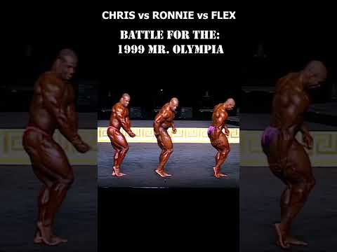 RONNIE VS CHRIS VS FLEX 1999 MR OLYMPIA #shorts #bodybuilding #gym #mrolympia