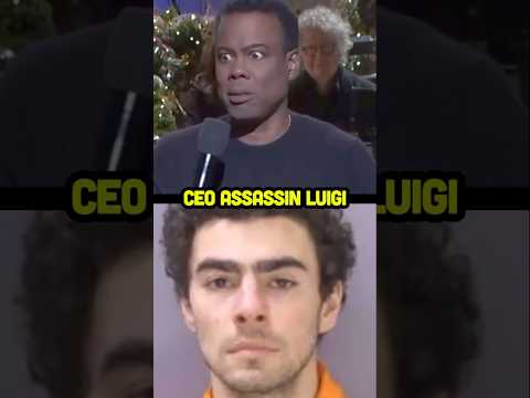 Chris Rock reacts to CEO Shooter Luigi Mangione Live on SNL 🤔😭