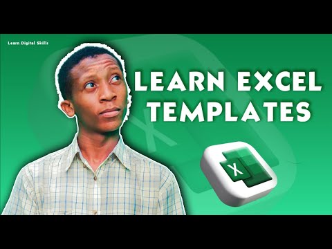 How to use Template's in Excel (2024 Tips)