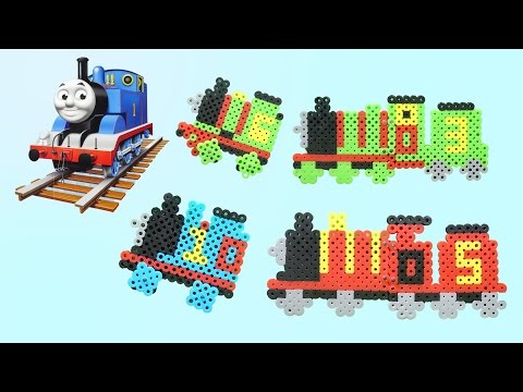 Thomas & friends “PERLER BEADS” | How to make a Thomas the Tank Engine - Percy - Henry - James