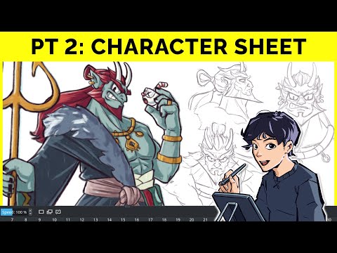 🔴 Character Design Sheet (🎬 How to Animate a Sequence, Part 2)