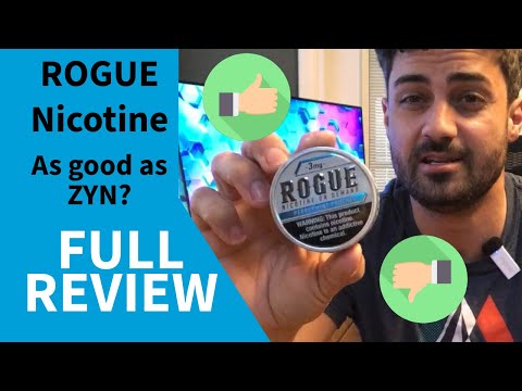 How good are the new ROGUE NICOTINE POUCHES