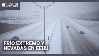 Reportan al menos tres muertos por la tormenta invernal que azota gran parte de EEUU