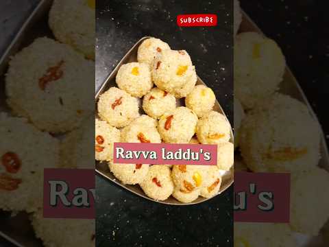 Ravva Laddu  😋 #trending #subscribe #ytshorts #viral #youtubeshorts #food #ravvaladdu